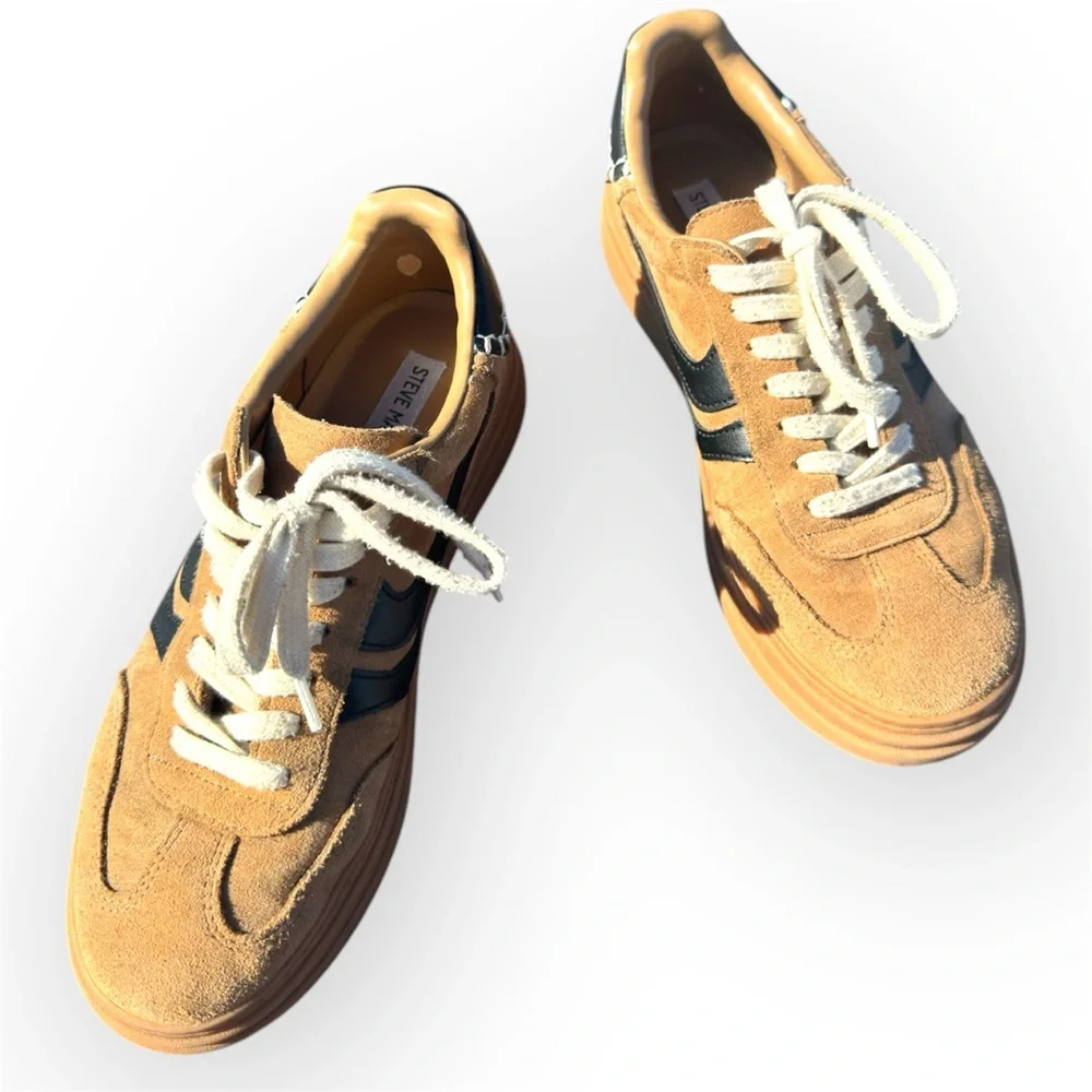 Steve Madden Dodge Sneakers – Tan Multi / Size 8.5